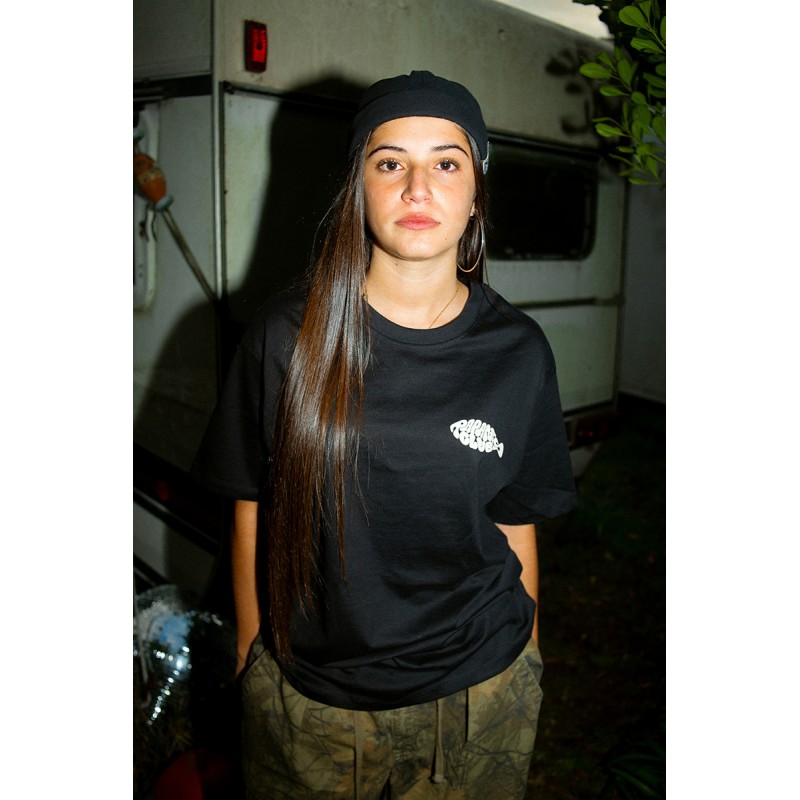 CAMISETA OVERSIZE RAPANTS CLUB NEGRA